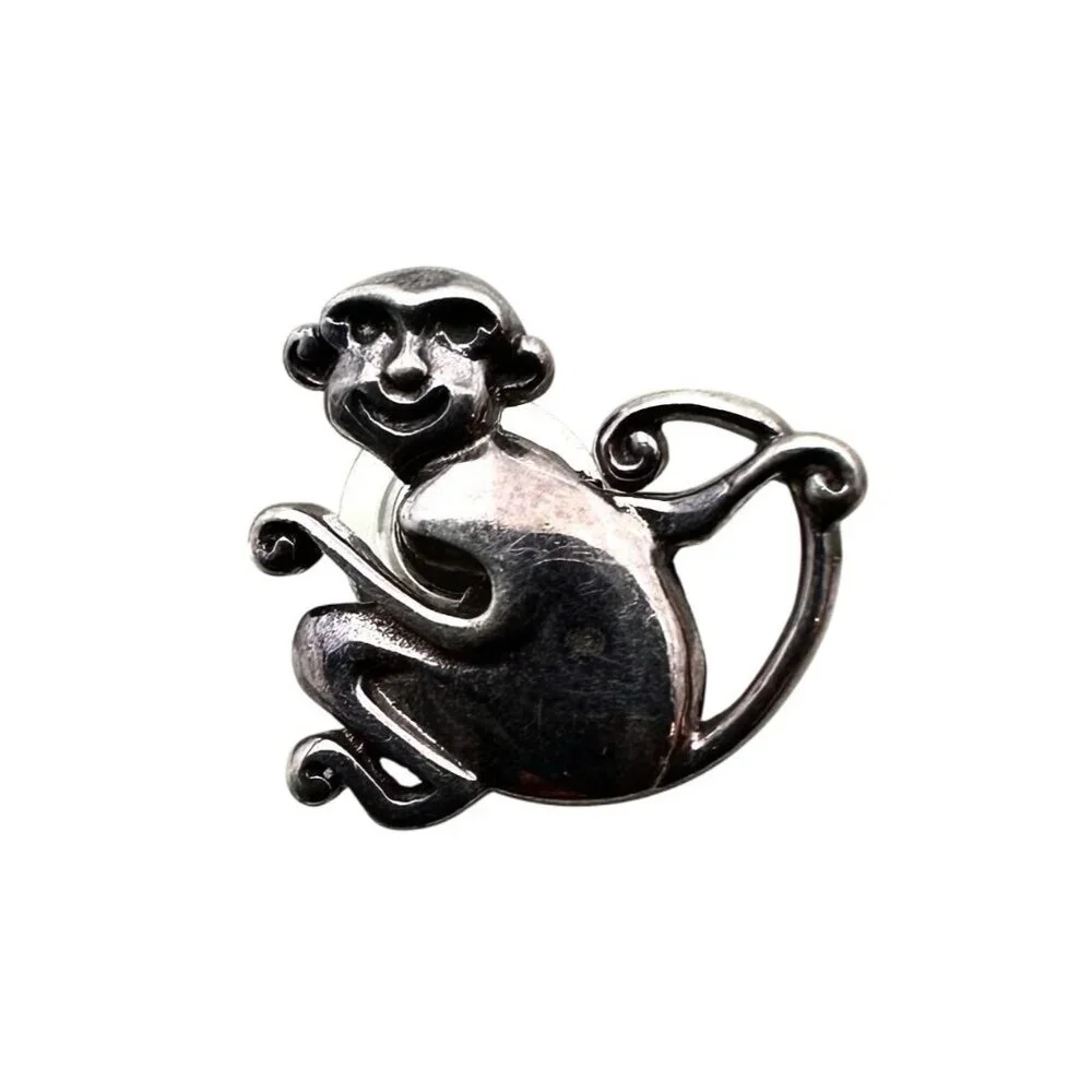 JAI John Hardy Year of the Monkey Pin Tie Tac Sterling Silver 925